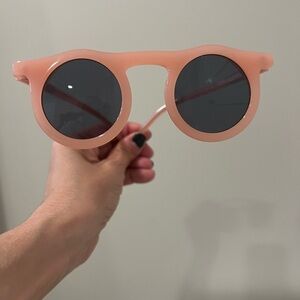 Round pink Carla Colour sunglasses